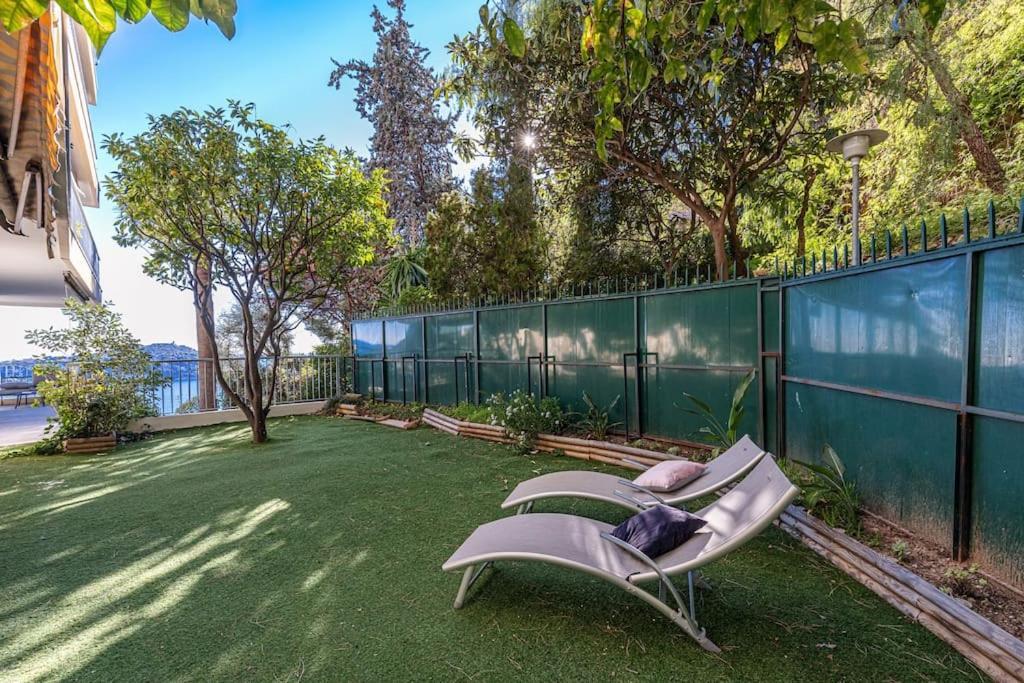Villefranche Sur Mer:Appartement-Villa, Vue Mer, Jardin, Parking. Екстериор снимка