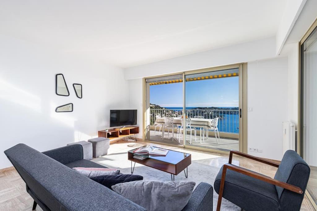 Villefranche Sur Mer:Appartement-Villa, Vue Mer, Jardin, Parking. Екстериор снимка