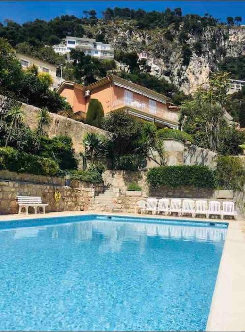 Villefranche Sur Mer:Appartement-Villa, Vue Mer, Jardin, Parking. Екстериор снимка